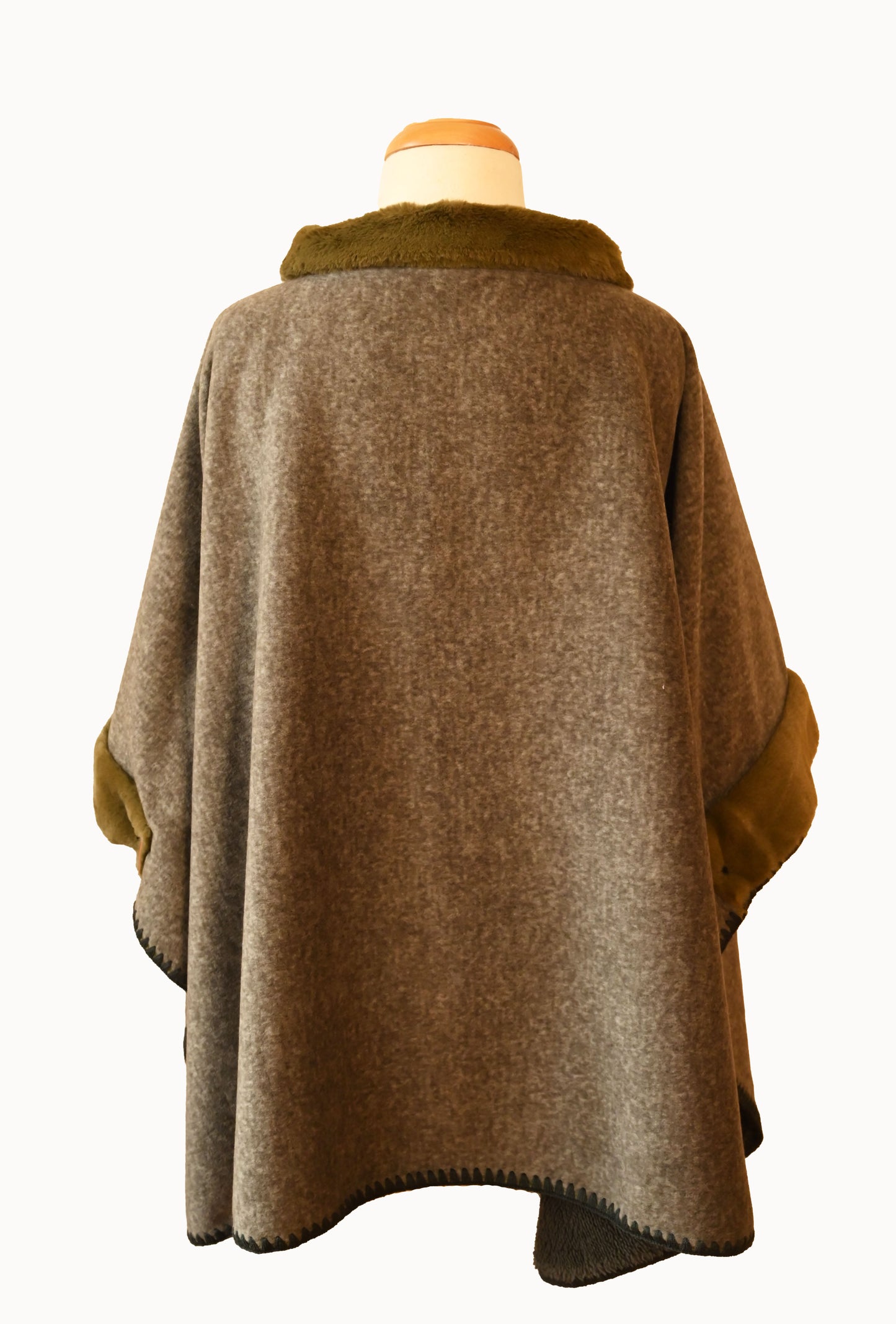 Fleece lined  Poncho